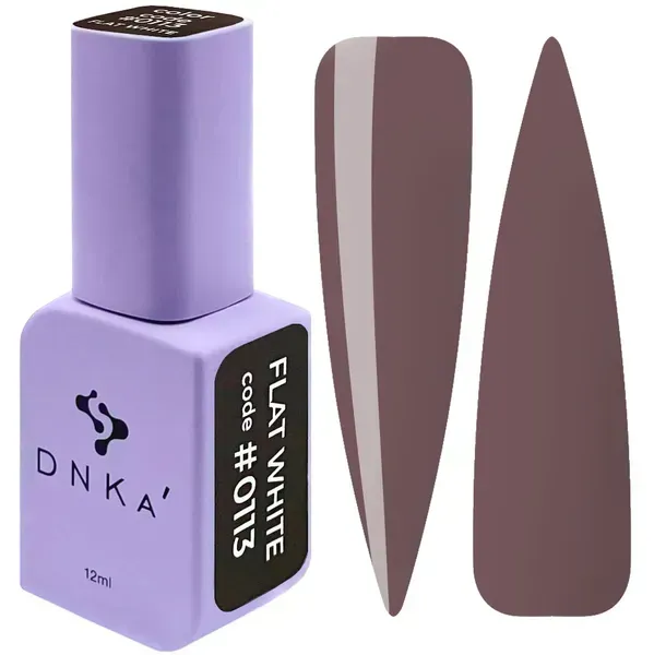 DNKa' Gel Polish Color Flat White #0113 12ml