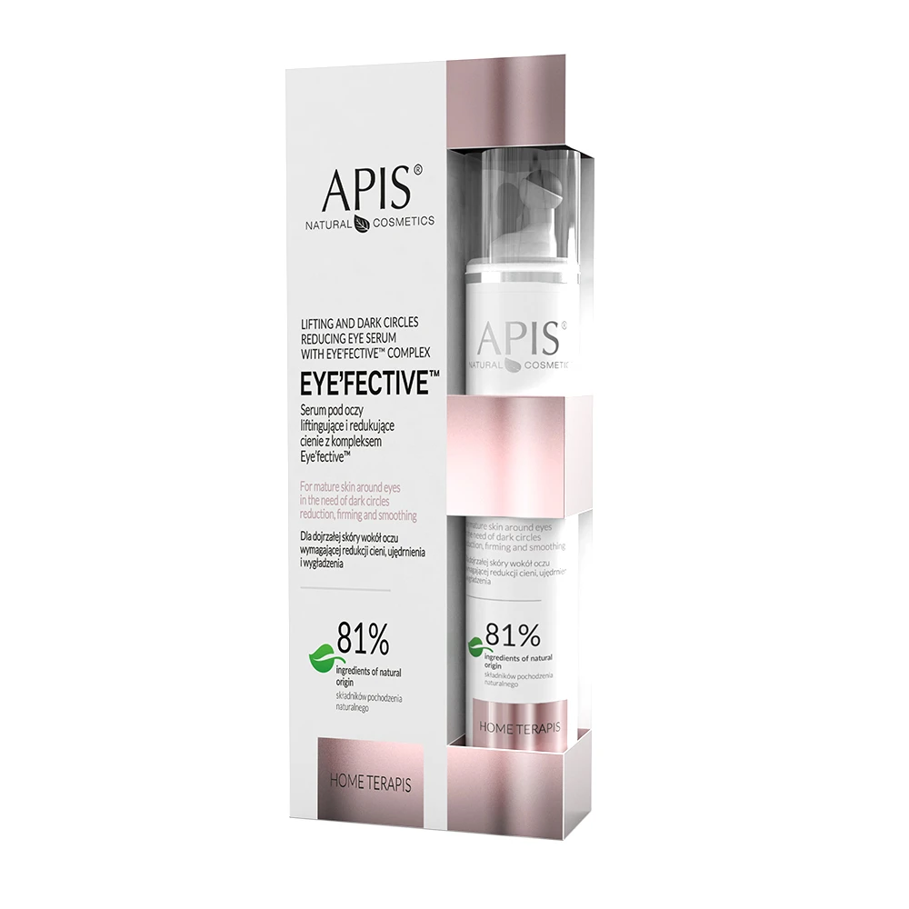 APIS Home terApis, Serum pod oczy liftingujące i redukujące cienie z kompleksem Eye'fective™ / 10 ml