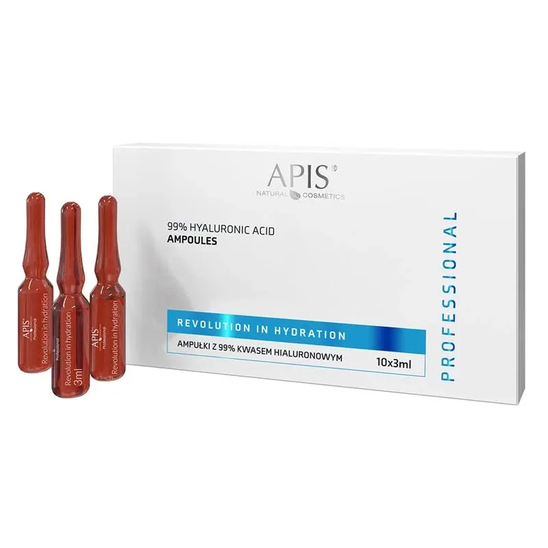 APIS Ampułki z 99% kwasem hialuronowym 4D / 10x3 ml