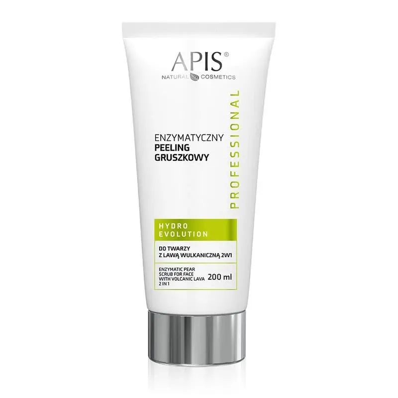 HYDRO EVOLUTION - Enzymatyczny peeling gruszkowy do twarzy z lawą wulkaniczną 2w1 / 200 ml 