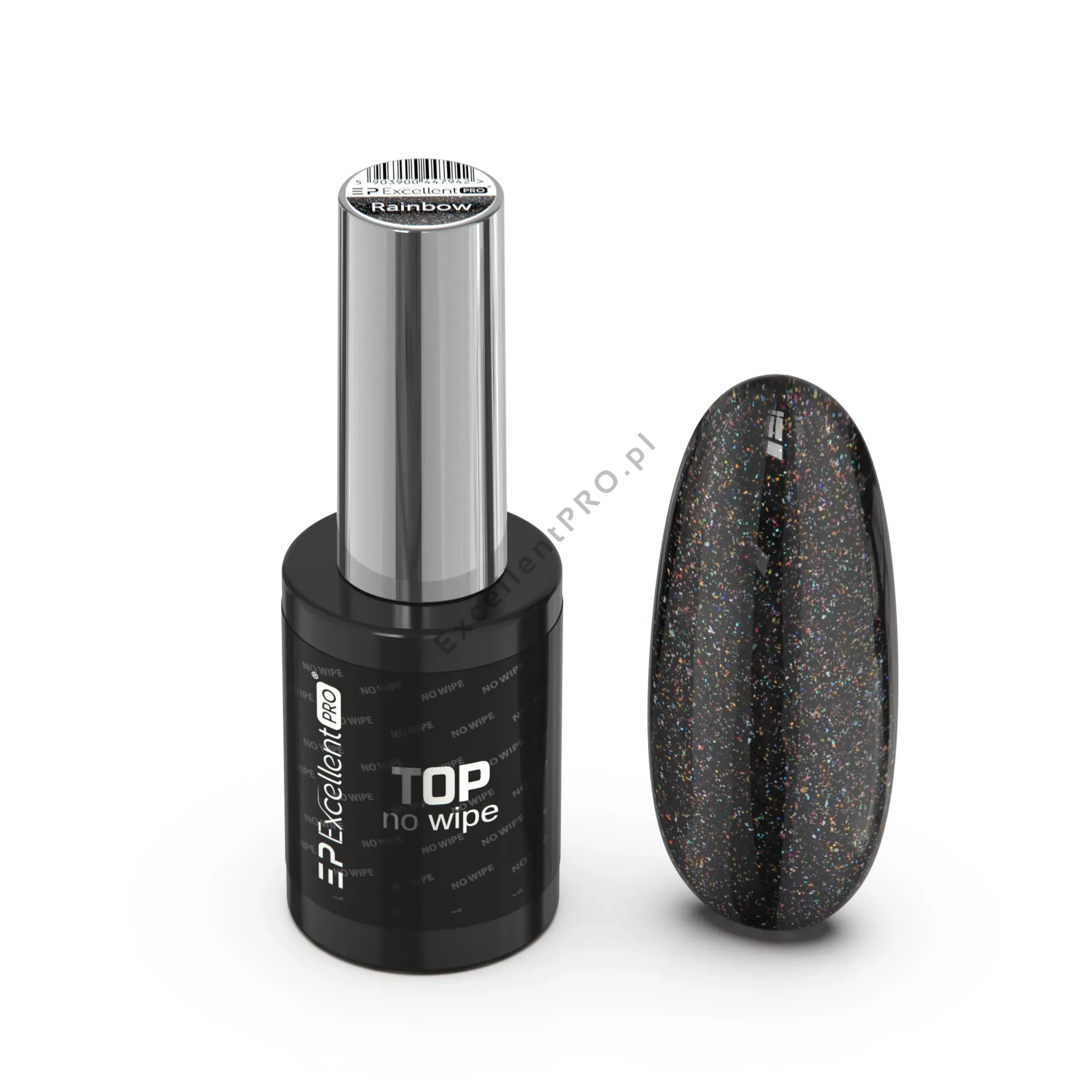       Excellent PRO Top No Wipe With Effect GOLDEN FLAKES 11g  Excellent PRO Top No Wipe With Effect GOLDEN FLAKES 11g