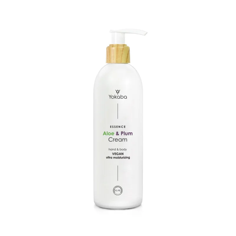  Aloe&Plum Cream Hand&Body Vegan Ultra Moisturizing Essence Yokaba 240 ml 