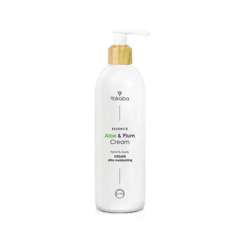  Aloe&Plum Cream Hand&Body Vegan Ultra Moisturizing Essence Yokaba 240 ml 