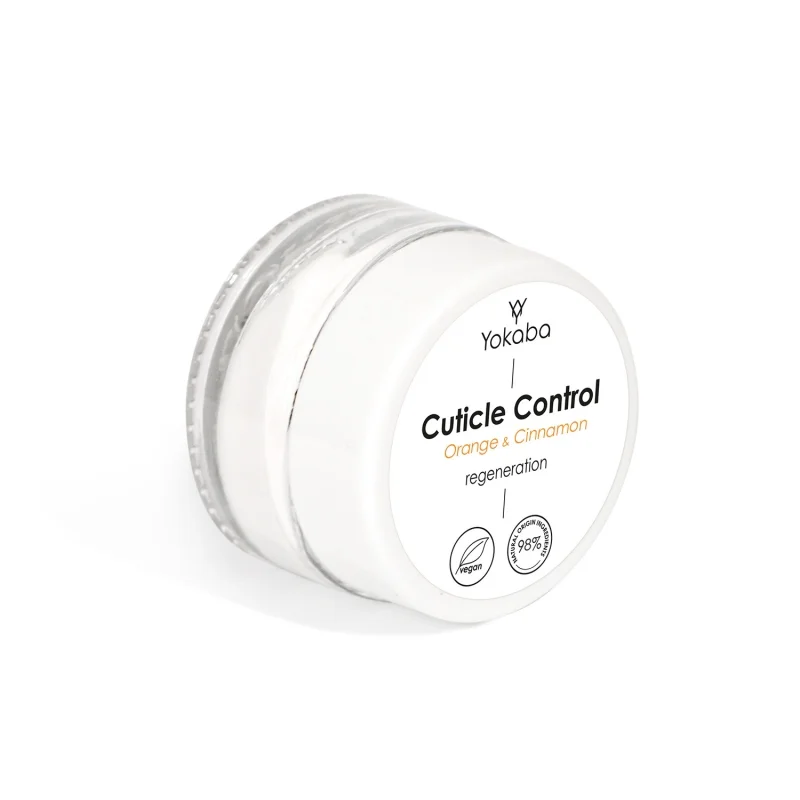 	CUTICLE CONTROL o zapachu pomarańczy z cynamonem i wanilią, REGENERACYJNE MASEŁKO DO SKÓREK 15 g 