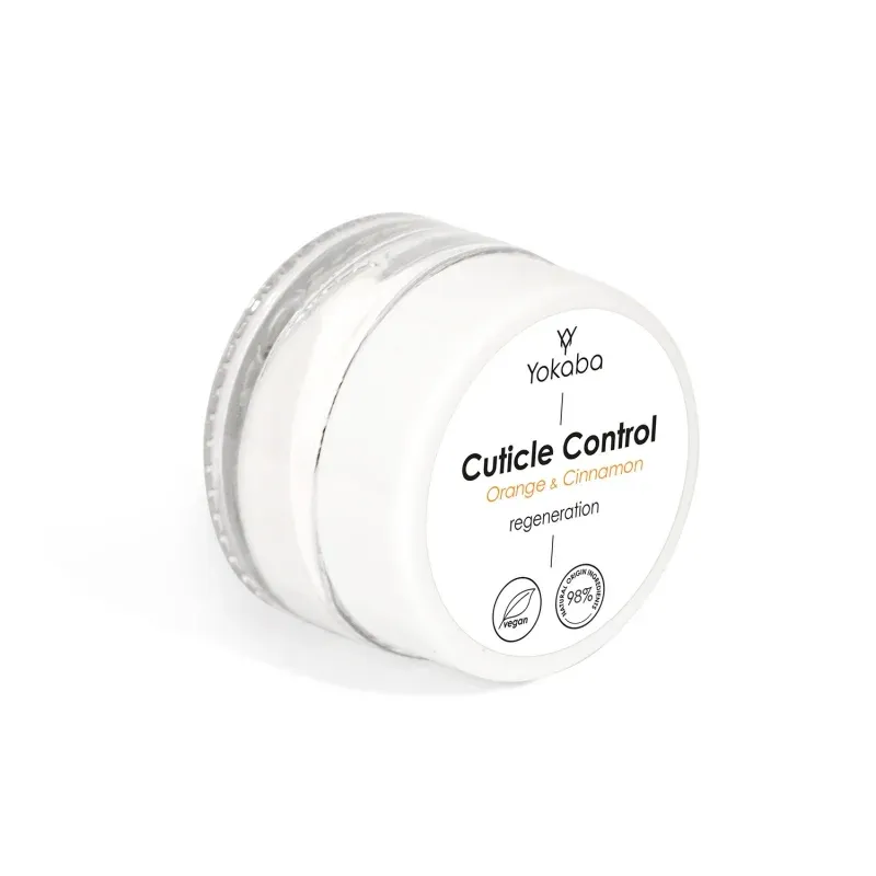	CUTICLE CONTROL o zapachu pomarańczy z cynamonem i wanilią, REGENERACYJNE MASEŁKO DO SKÓREK 15 g 