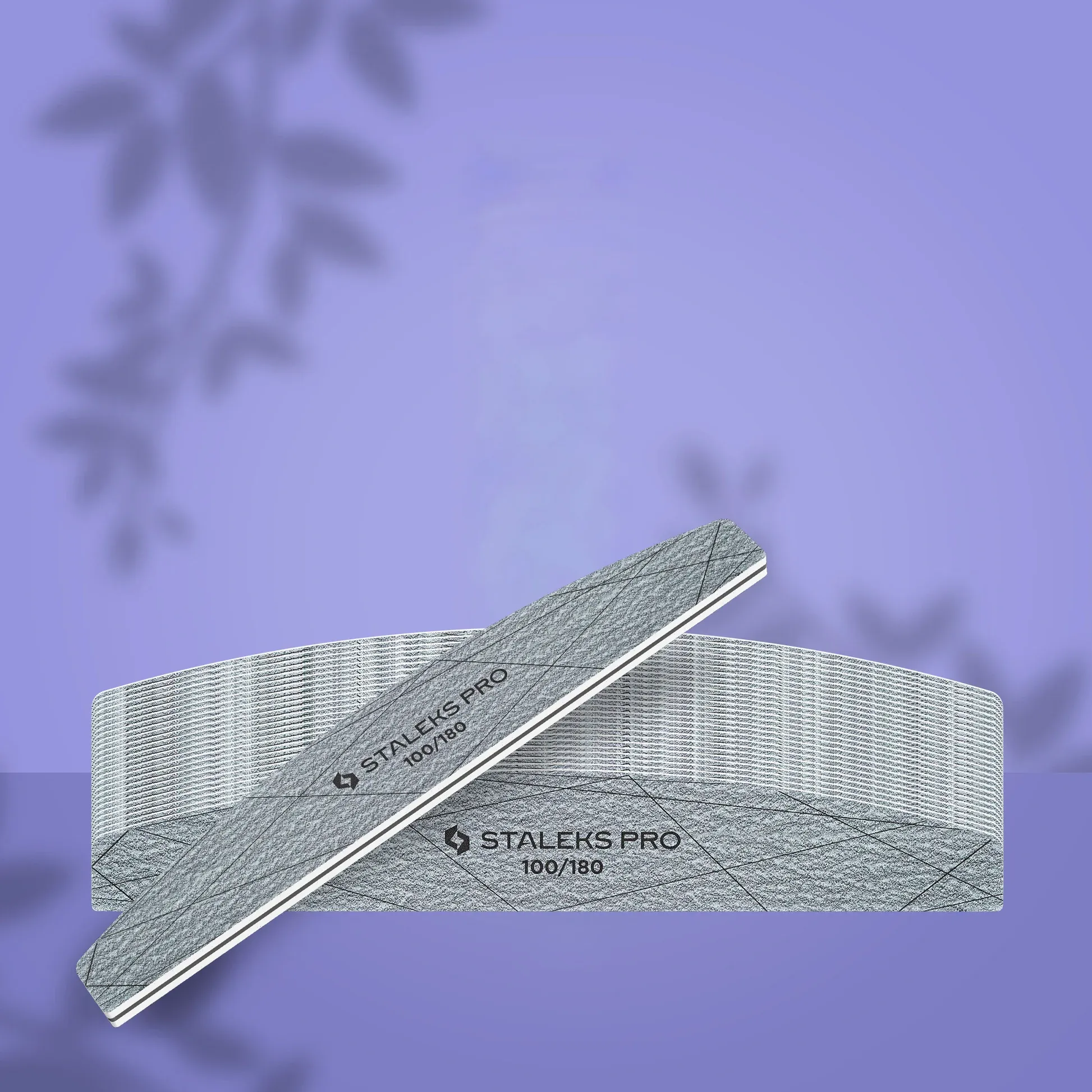  STALEKS SMART 40 Mineralny pilnik do paznokci półksiężyc 100/180 grit (25 szt.) 