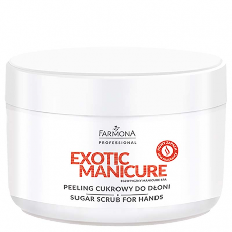 EXOTIC MANICURE Peeling cukrowy do dłoni 300g