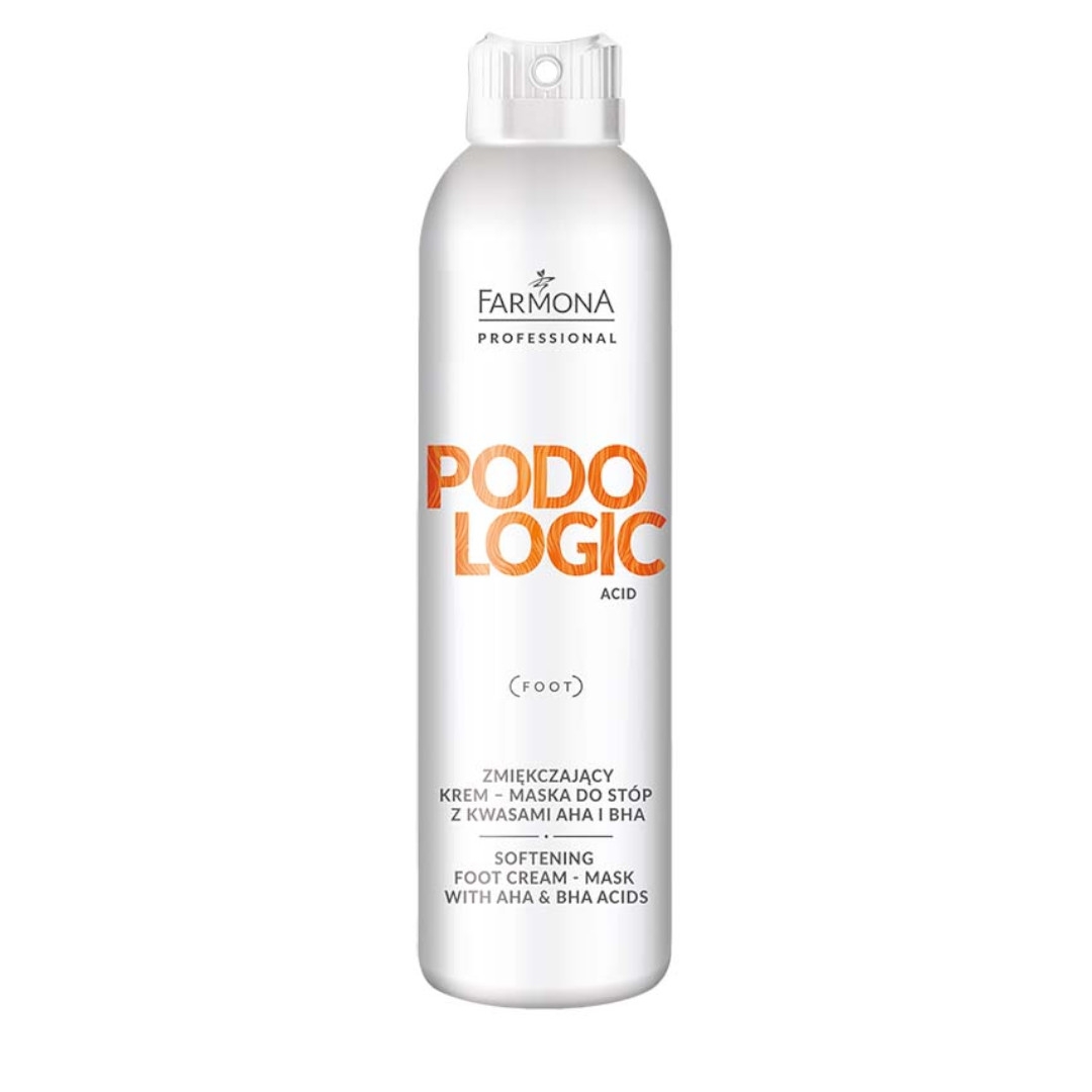 PODOLOGIC ACID Zmiękczający krem-maska do stóp z kwasami AHA i BHA