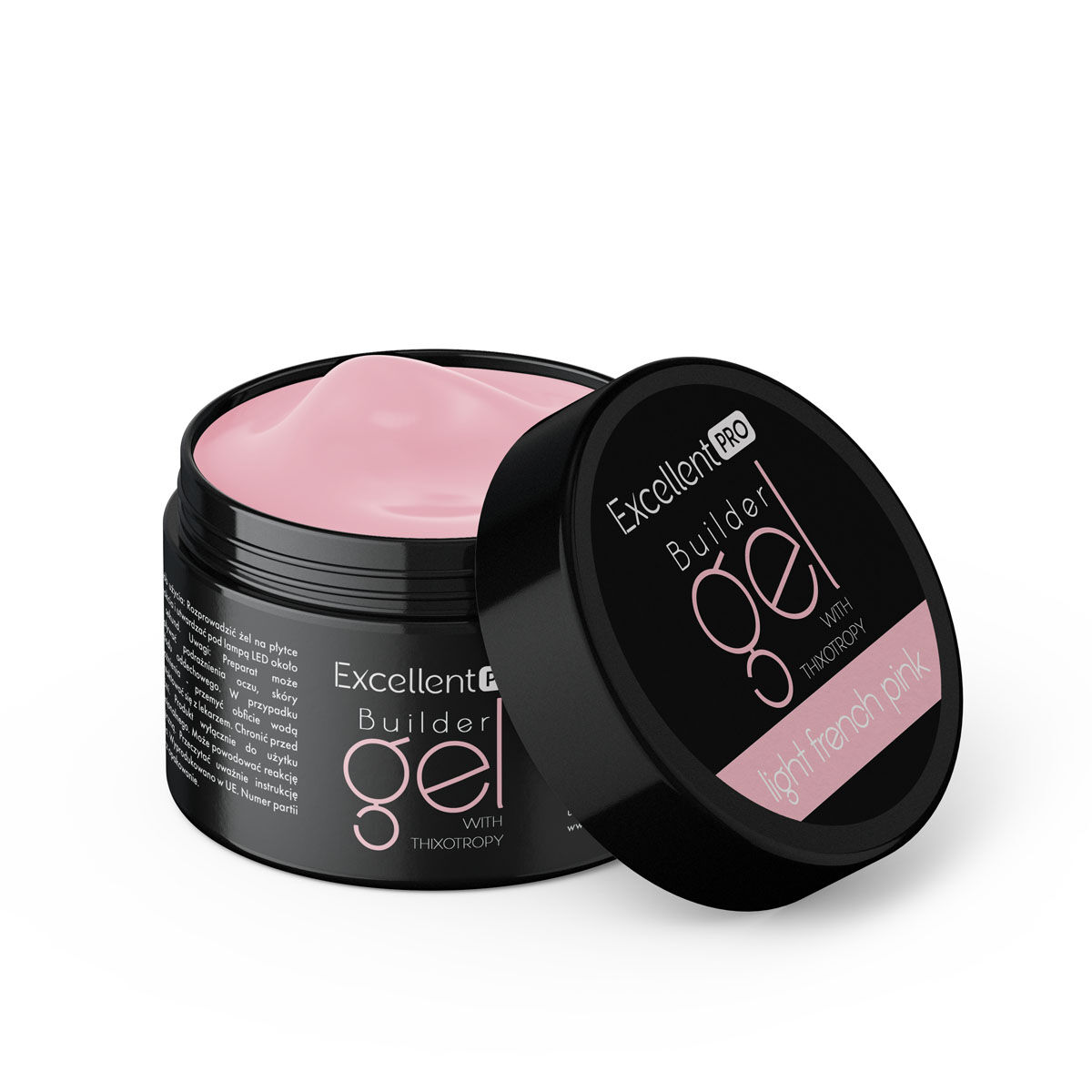 Excellent PRO Builder gel with thixotropy Light French Pink- 50g