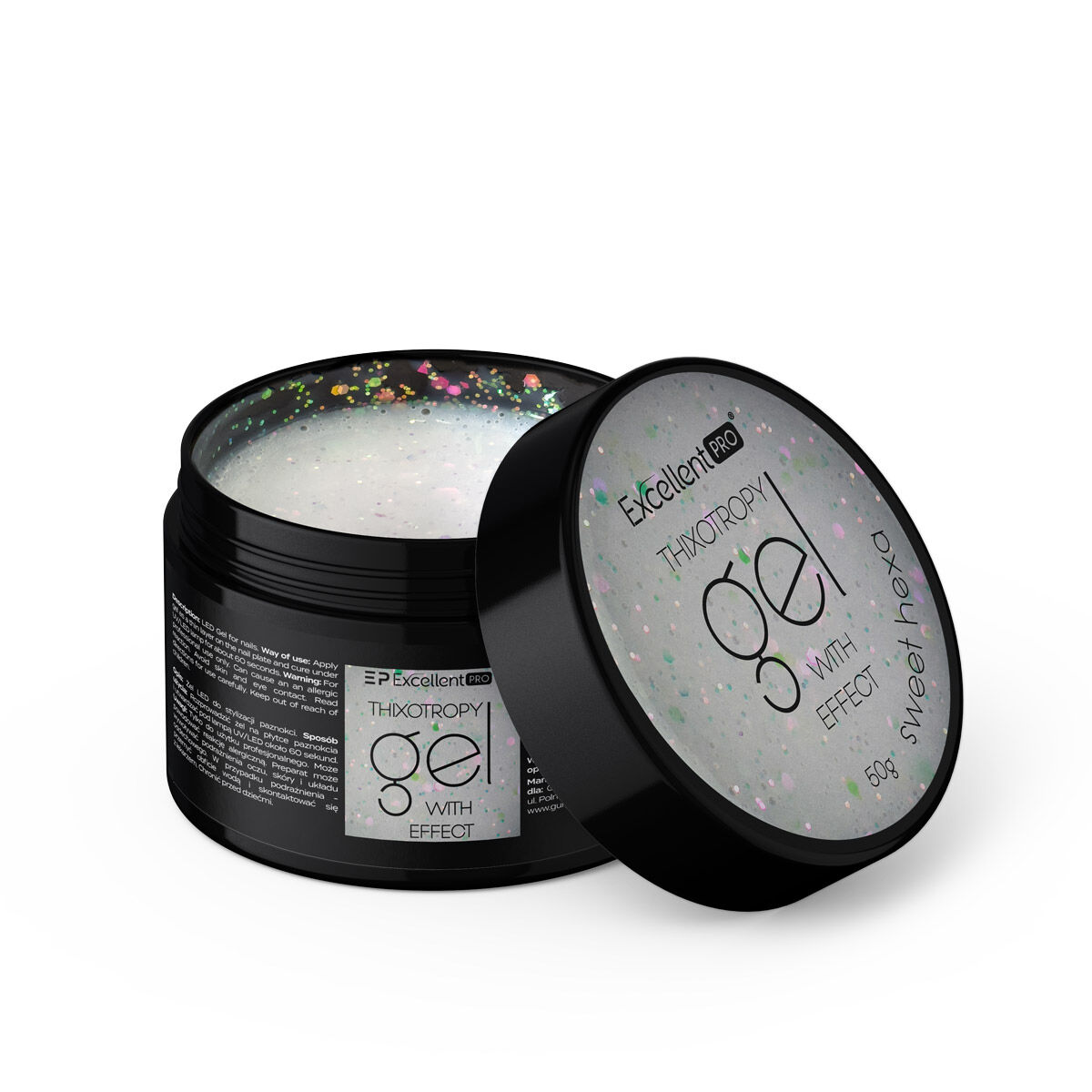 Excellent PRO Builder gel with thixotropy Sweet Hexa 50g