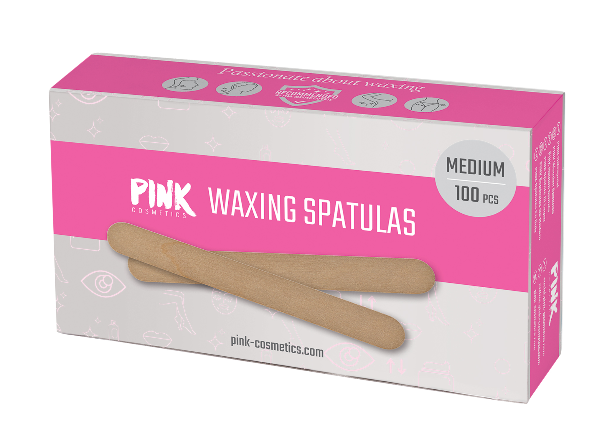 PINK szpatułki do ciała – medium