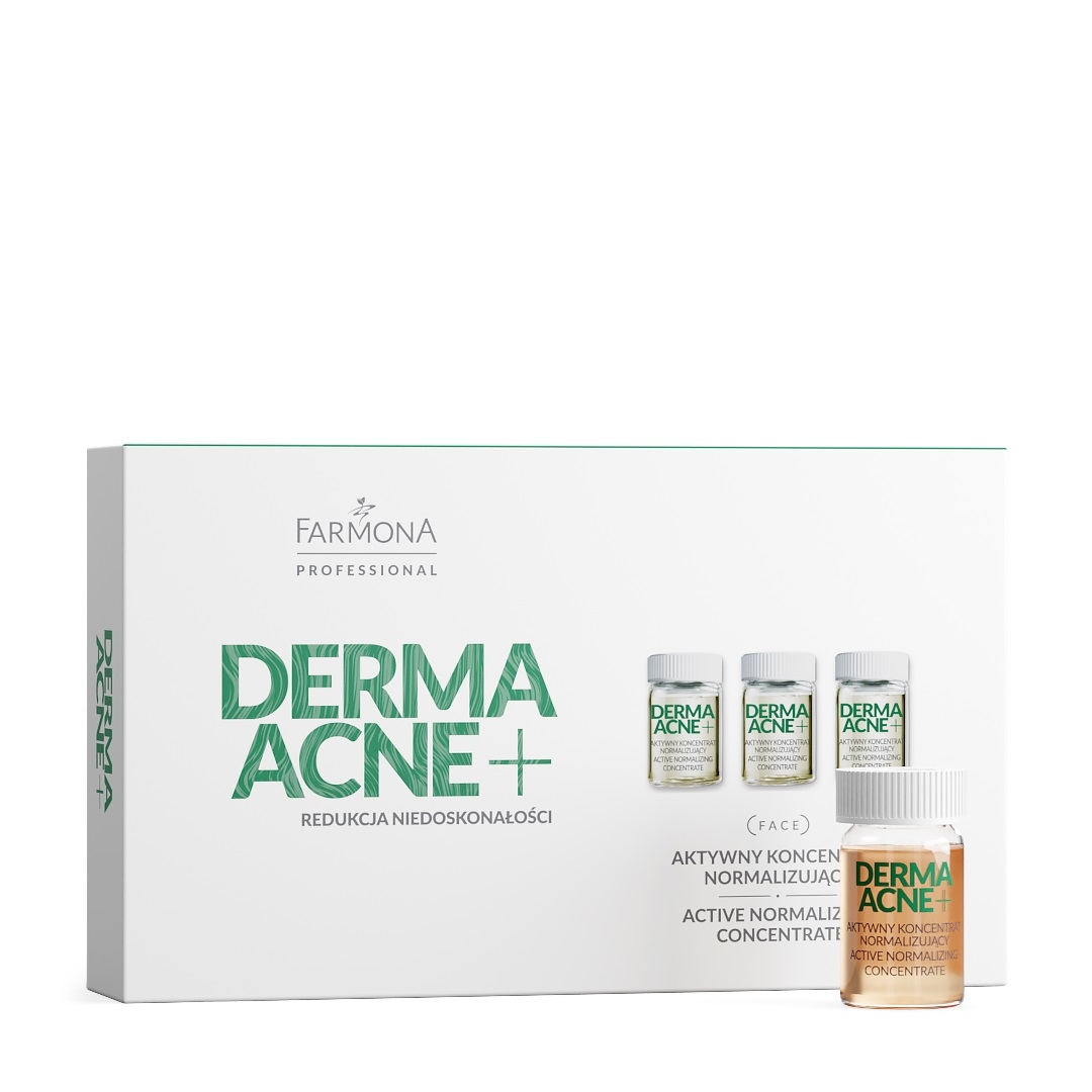 DERMAACNE+ Aktywny koncentrat normalizujący 5x5ml