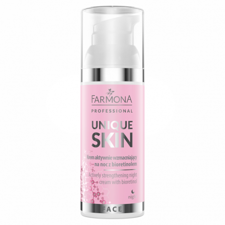 UNIQUE SKIN Krem aktywnie wzmacniający na noc z bioretinolem 50ml