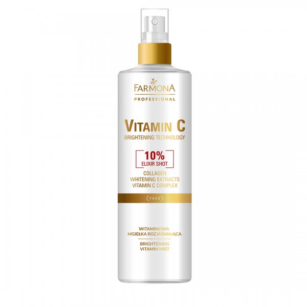 Vitamin C, witaminowa mgiełka rozjaśniająca do twarzy, 200m 200ml