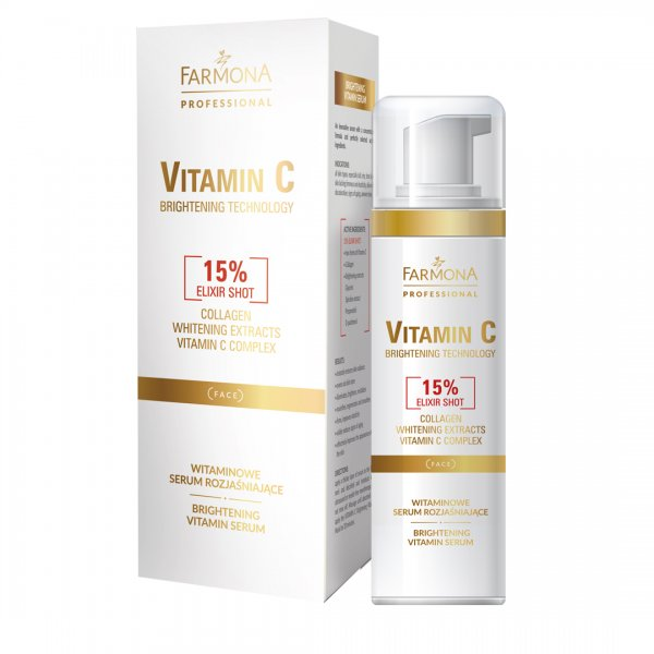 Vitamin C, witaminowe serum rozjaśniające do twarzy 50ml