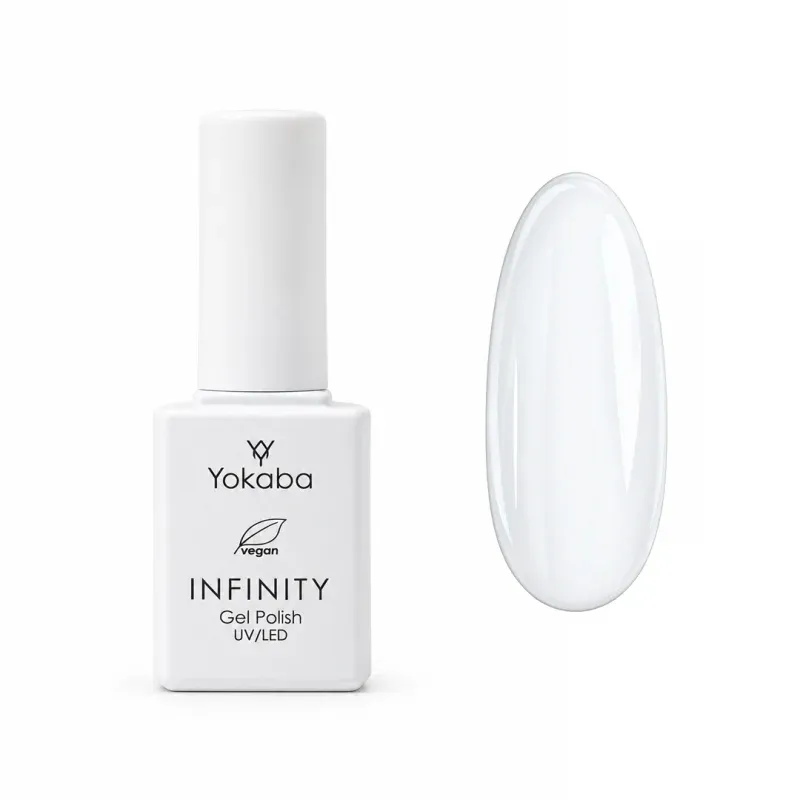 yokaba lakier hybrydowy 01 White Snow - INFINITY