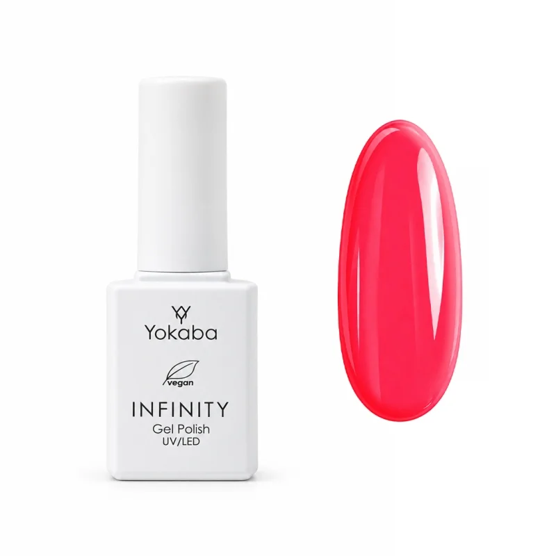 Yokaba lakier hybrydowy 10 Electric Pink - INFINITY