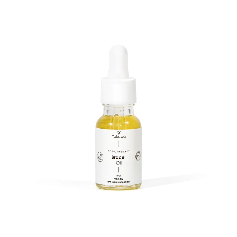 Brace Oil Podotherapy Yokaba Olejek do paznokci wrastających i wkręcających – wspomagający terapie ortonyksyjne. 15ml